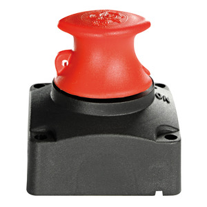 Battery switch, flat-mounting model without recess fitting